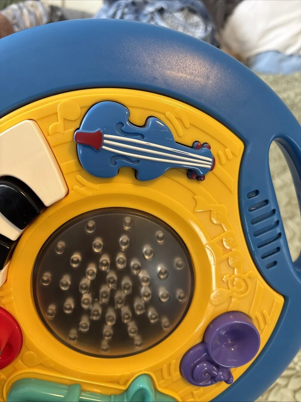 Fisher Price Intelli-Table Interactive Toy Lights Sounds 1999 - Tested Works